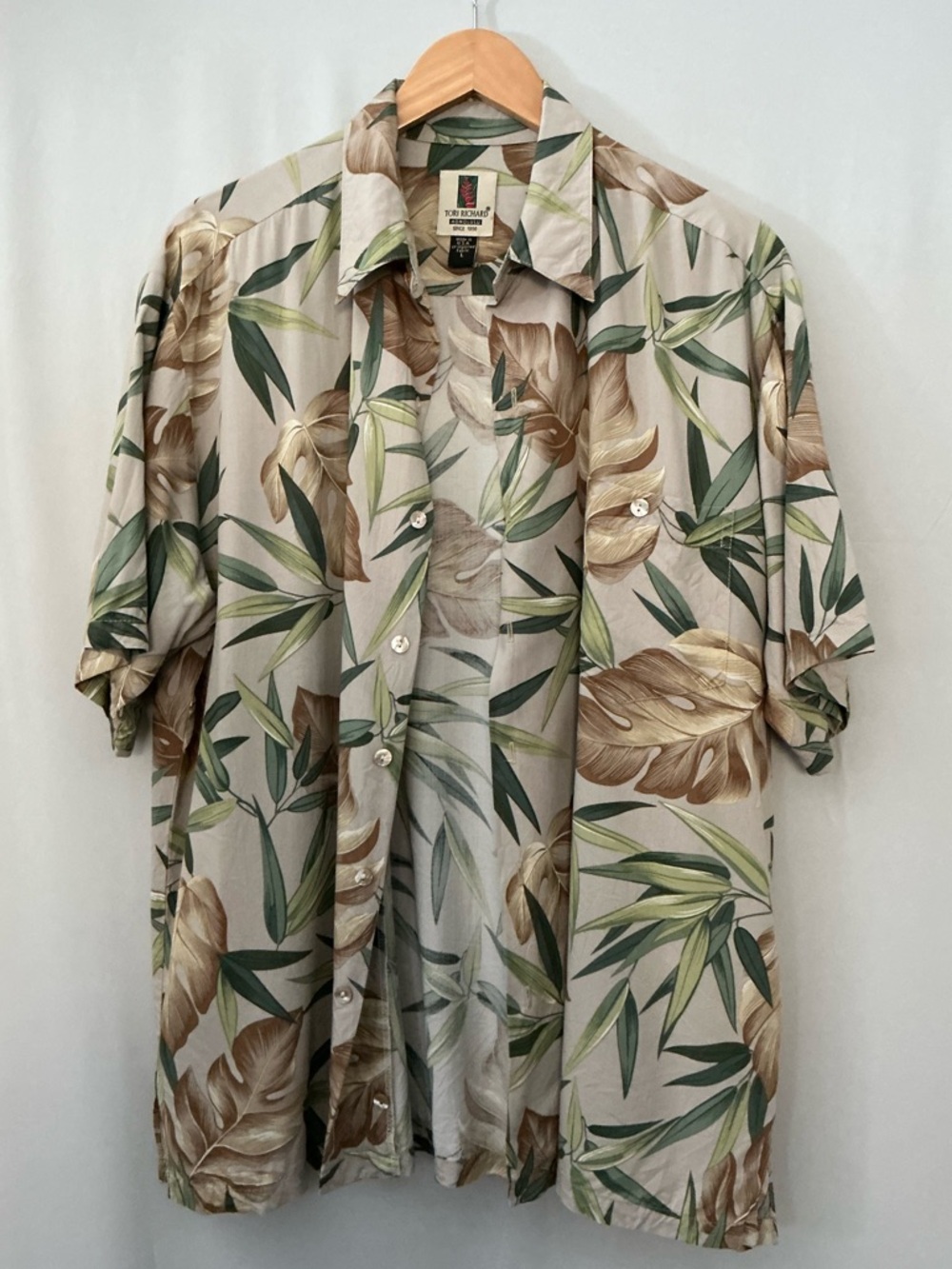 Tori Richard Men's Hawaiian Shirt Size L